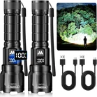 Wdtpro Led Rechargeable Flashlights High Lumens 2PACK, 6000LM Super Bright New. Price: $58.56.