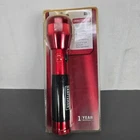 Craftsman Led Flashlight Anodized Aluminum 99362 Lifetime Bulb W/ Rubber Grip Open. Price: $19.95.
