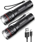 Rechoo Rechargeable Flashlights High Lumens, 2 Pack G1000 Super Bright New. Price: $32.95.