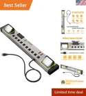 Heavy-duty 4FT Power Strip With 10 Outlets, Led Worklight & Smart Usb Charging New. Price: $125.09.
