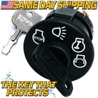 Oem Upgrade Ignition Switch Craftsman Riding Garden Tractor Headlights W/2 Keys New. Price: $14.99.