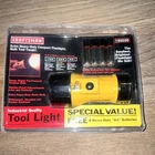 Craftsman Compact Waterproof Flashlight 6V 4XAA W/batteries Mpn 93036 New. Price: $18.99.