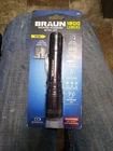 Braun 1800 Lumen Waterproof Rechargeable Tactical Flashlight New Free Shipping. Price: $27.77.
