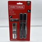 Craftsman Pen 80 Lumens Led Flashlight 2 Pc #CMXLFAG65574 New. Price: $62.99.
