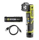 Ryobi 625 Lumen Usb Lithium Pivoting Led Laser Flashlight Magnetic IP54 FVL54K New. Price: $40.99.