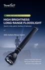 TANK007 A602L High Brightness Long Range Flashlight ,rechargeable Led New. Price: $26.99.