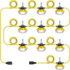 Construction Lights String Temporary LIGHTING,100FT Work With Integ... New. Price: $114.08.