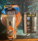 Garrity Lite Crank Powered Flashlight & 9 Led Battery New. Price: $19.95.