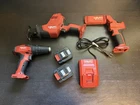 Hilti Tool Lot- Sr 2-A12 Saw + Sl Sf 2H-A Drill 2X Battery Charger Used. Price: $309.95.