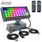 Led Wall Washer Flood Lights With Remote, 144W Rgbw Color Changing New. Price: $129.99.