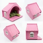 Baby Pink Cat House: Indoor Natural Pine , Modern Furniture Pets (led Light ) New. Price: $149.00.