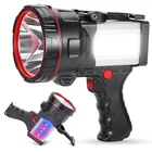 Vanvale Super Bright Handheld Spotlight Rechargeable Led Silver-white New. Price: $57.10.