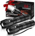 Victoper Led Flashlight 2 Pack, Bright Tactical Torch High Lumens With 5 Modes, New. Price: $76.65.