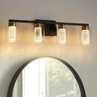 Emong 4-LIGHT Black&gold Bathroom Fixtures,dimmable 5CCT Led Vanity Lig... New. Price: $137.69.