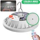 Solar Rechargeable 120-LED Lantern Camping Light Outdoor Hanging Lamp Work New. Price: $19.95.