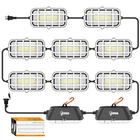 100FT Led Construction Lights, 150W 15000LM Waterproof IP67 String... New. Price: $137.63.
