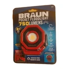 Braun Pocket Floodlight Rechargeable 750 Lumens Magnetic Led W/usb-c Cable New. Price: $34.11.