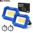 Workpro Led Light, Rechargeable Magnetic Lights With Stand, Blue New. Price: $55.69.