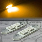 2X 36MM 5050 Bright Amber Led Interior Dome Wedge Light Bulb/panel New. Price: $11.95.