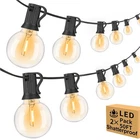 100FT Outdoor String Lights Waterproof/connectable/dimmable With 52 Led Shatt... New. Price: $55.97.