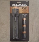 Duracell Led Flashlight 2500 Lumens Adjustable Focus Aluminum Black Copper New. Price: $32.00.