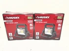Lot Of 2 Husky 3000 Lumen Led Portable Corded Work Light Open. Price: $64.99.