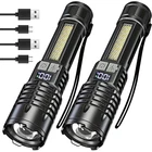 Nakcnm 2PACK Rechargeable Flashlights Super Bright Led Tactical Black New. Price: $24.02.