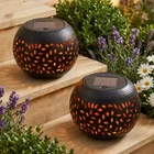 Solar Table Lanterns Outdoor Waterproof- 2 Pack Dancing Flickering Flame Sola... New. Price: $37.82.