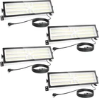 4 Pack Linkable Led Garage Lights 15000LM, 100W, 6000K, Built-in Outlet New. Price: $207.99.