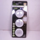 Ecolight Tap 3-PACK Puck Lights, Sealed, Brand New. Price: $17.99.