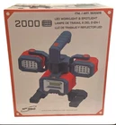 Led Worklight & Spotlight Rechargeable 2000 Lumens EPOWER360 By Sirius - Nib New. Price: $69.99.