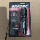 Rayovac RN3AAABXT Batteries Led Aluminum Flashlight - Black New. Price: $19.99.