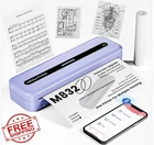 Itriace Portable Printer, 300DPI Bluetooth Thermal, Purple New. Price: $68.99.