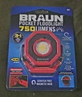 Braun 750 Lumen Rechargeable Compact Magnetic Led Floodlight - Red New. Price: $35.87.