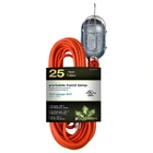 (G-36725) Ft. 16/3 Indoor Kink-free Cord Portable Hand Lamp, Orange New. Price: $27.90.