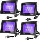 4 Pack 100W Led Lights, Flood With Plug & Switch, IP66... New. Price: $70.82.