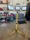 Parmida Led Dual-head Work Light With Telescoping Tripod, 6 Ft New. Price: $60.00.