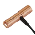 Mecarmy X3S Copper 130 Lumens Keychain Edc Flashlight With Micro Usb Charging New. Price: $39.95.