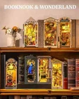 Rolife Diy Nook Kit 3D Wooden Puzzle Bookshelf Decor Led Light Model New. Price: $39.99.