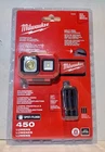 Milwaukee Spot Flood Headlamp #2104 450 Lumens W/hard Hat Clip Batteries - New. Price: $34.99.