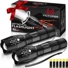 Victoper Led Flashlight 2 Pack, Bright Tactical Torch High Black New. Price: $16.61.