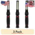 3 Pack Rechargeable Flip Led Work Light, Magnetic Base, Hanging Hook, 600 Lumens New. Price: $36.45.