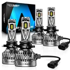 Novsight 9005/HB3+9006/HB4 Led Headlight Bulbs Kit Combo High Low Beam 6500K New. Price: $49.67.
