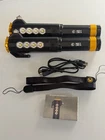 Kc Auto With Emergency Tool Flashlight Set 1000 Lumen Rechargeable 2 Pack Used. Price: $30.35.