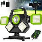 Sylstar 55W Rechargeable Work Light, 5000LM Magnetic Green New. Price: $56.99.