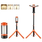 Vevor Led Work Light With Stand Rechargeable Cordless Camping 6AH 2200 Lm New. Price: $49.99.