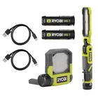 Usb Lithium Cordless Inspection Flashlight And Pivoting Led 3-MODE Flip Ki New. Price: $103.81.