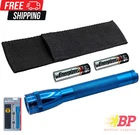 Maglite M2A11H Mini-mag Xenon Flashlight Holster Pack 2-CELL Aa Blue New. Price: $24.95.