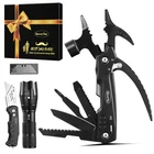 Rovertac Dad Gift Set, 12-IN-1 Multitool Hammer, Flashlight & Black New. Price: $50.05.
