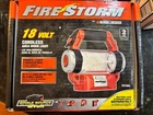 Black & Decker Fire Storm Volt Cordless Area Work Light FS18AL Open. Price: $40.00.